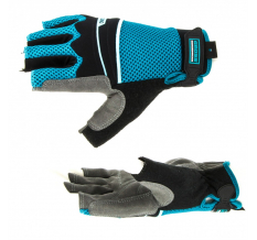 Перчатки комбинированные облегченные, открытые пальцы AKTIV, М// Gross