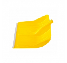 Лопата для уборки снега пластиковая, желтая, 420х425 мм, без черенка, Россия// Сибртех