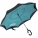 Зонт-трость обратного сложения, эргономичная рукоятка с покрытием Soft ToucH Gross