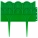 Бордюр "Прованс", 14 х 310 см, зеленый, Россия, Palisad