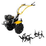 Мотоблок DPT-270X, 7 л.с, дисковое сцепление, ширина 90 см, глубина 35 см, фрез 3 х 4, ВОМ, передачи 2В/1Н Denzel