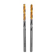 Сверло спиральное по металлу 3,5 x 70мм, Р6М5, Golden Tip, многогранная заточка, 2шт. Denzel