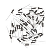 Заклепки 4.0 х 10 мм RAL 8017, темно-коричневый, 50 шт Matrix